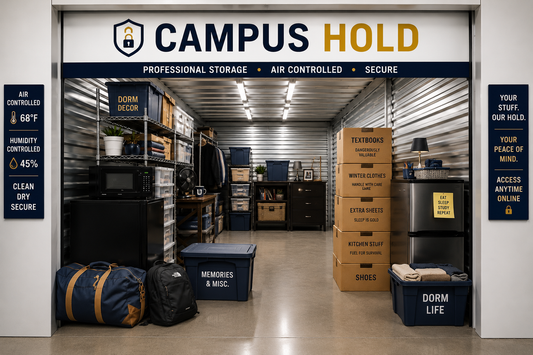 🎓CAMPUS HOLD:              Student Storage Summer of 2027 Packages ➡️